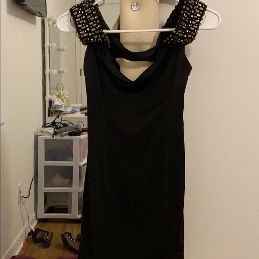 Crystal doll black dress